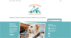 Desktop Screenshot of indianridgeanimalhospital.net